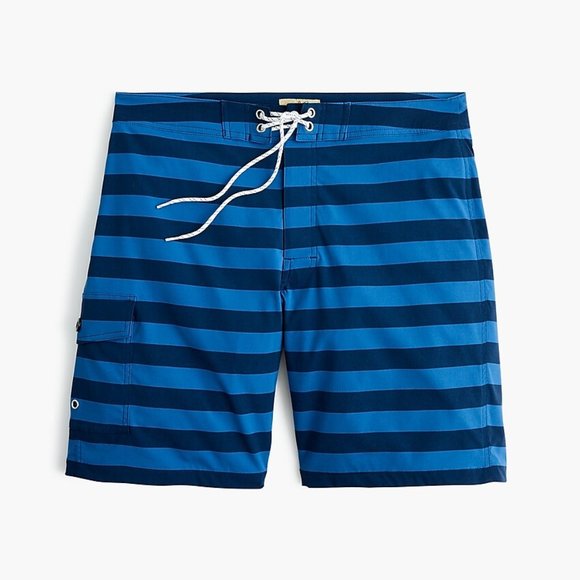 J. Crew Other - J Crew 9" stretch eco board short in ocean stripe